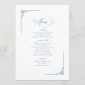 Chinoiserie Tree Motif and Geometric 縁ど ID1094 メニュー (正面)