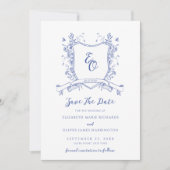 Chinoiserie Vintage結婚式 セーブザデート (正面)