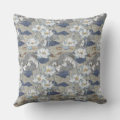 Chinoiserie White Lotus クッション (裏面)