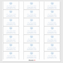 Chinoiserie's 結婚 Guest Envelope住所 シール