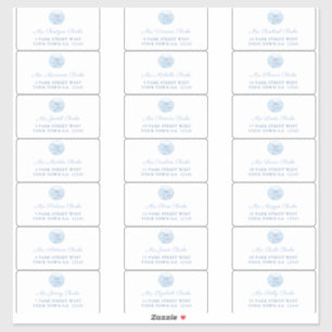 Chinoiserie's 結婚 Guest Envelope住所 シール