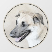 Chinook (ヘリコプターの耳絵画)'s - Dog Art ウィンドウサイン (シート)
