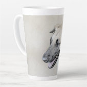 Chinook (ヘリコプターの耳絵画)'s - Dog Art カフェラテマグ (左アングル)