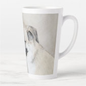 Chinook (ヘリコプターの耳絵画)'s - Dog Art カフェラテマグ (右)