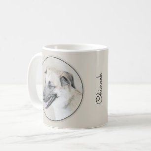 Chinook (ヘリコプターの耳絵画)'s - Dog Art コーヒーマグカップ