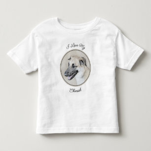 Chinook (ヘリコプターの耳絵画)'s - Dog Art トドラーTシャツ