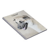 Chinook (ヘリコプターの耳絵画)'s - Dog Art ノートブック (右側)