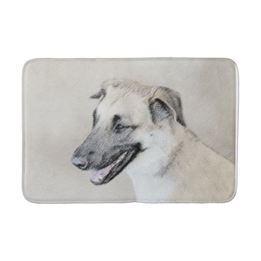 Chinook (ヘリコプターの耳絵画)'s - Dog Art バスマット (正面)