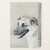 Chinook (ヘリコプターの耳絵画)'s - Dog Art プランナー手帳 (裏面)