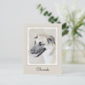 Chinook (ヘリコプターの耳絵画)'s - Dog Art ポストカード (スタンド正面)