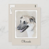 Chinook (ヘリコプターの耳絵画)'s - Dog Art ポストカード (正面/裏面)