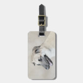 Chinook (ヘリコプターの耳絵画)'s - Dog Art ラゲッジタグ (正面縦)