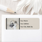 Chinook (ヘリコプターの耳絵画)'s - Dog Art ラベル (インサイチュ)