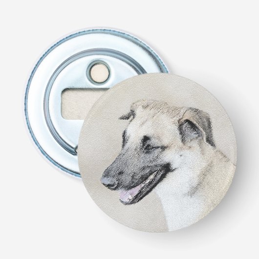 Chinook (ヘリコプターの耳絵画)'s - Dog Art 栓抜き (正面)