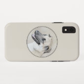 Chinook (ヘリコプターの耳絵画)'s - Dog Art Case-Mate iPhoneケース (裏面(横))