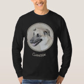 Chinook (ヘリコプターの耳絵画)'s - Dog Art Tシャツ (正面)