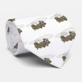 Chinook Camouflageヘリコプター漫画 ネクタイ (ロール)