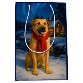 Chinook Holiday Card ミディアムペーパーバッグ