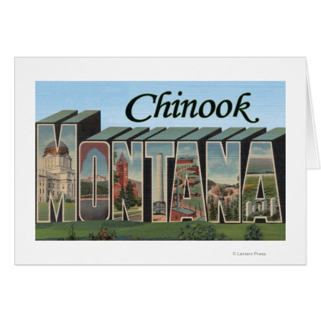 Chinook, Montana – 大きな文字のシーン (正面横)