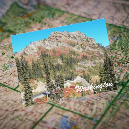 Chinook Pass，ワシントン州旅行写真 ポストカード