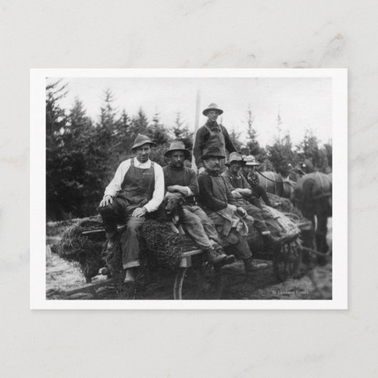 Chinook, WALoging CrewChinook, WA ポストカード (正面)