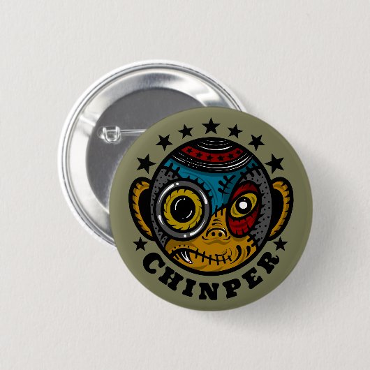 CHINPER Button badges 缶バッジ (正面&裏面)