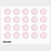 Chintzy Chinchilla Gift Sticker (Pink)  ラウンドシール (シート)