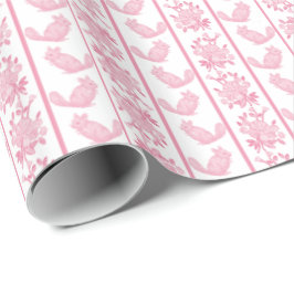 Chintzy Chinchilla Wrapping Paper (Pink) ラッピングペーパー