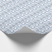 Chintzy Chinchilla Wrapping Paper (Slate Blue)  ラッピングペーパー (角)