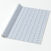 Chintzy Chinchilla Wrapping Paper (Slate Blue)  ラッピングペーパー (アンロールド)