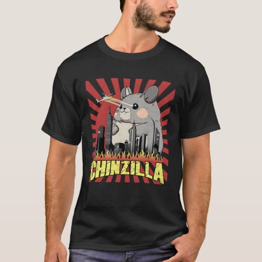 CHINZILLA  Chinchilla Owner Chinchillas ChinChilla Tシャツ (正面)