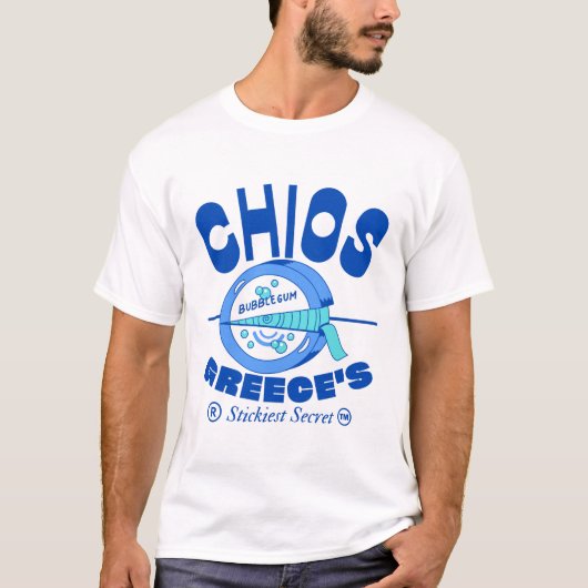 Chios Greece's stickiest secret Tシャツ (正面)