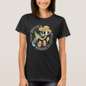 Chip Dippin And Margarita Cìco De Mayo  Skull Drin Tシャツ (正面)