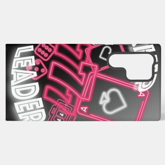 ChipLeaderカジノ Samsung Galaxyケース (裏面横)