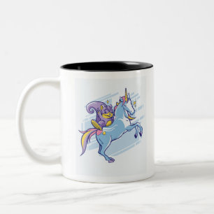 ChipmunkとUnicorn、Magic Friends ツートーンマグカップ