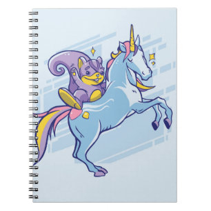 ChipmunkとUnicorn、Magic Friends ノートブック