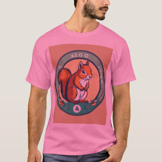 ChipmunkフォレストアドベンチャーTシャツデザイン Tシャツ