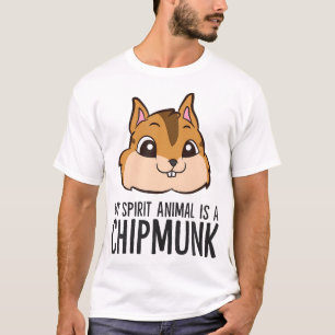 Chipmunk恋人My Spirit Animal Is A Chipmunk Tシャツ