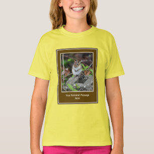 Chipmunk独自の引用文を作成パーソナライズされた Tシャツ