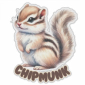 CHIPMUNK -子供部屋 シール (正面)