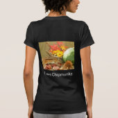 Chipmunk , Autumn (1) photo Tシャツ (裏面)