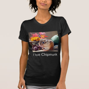 Chipmunk , Autumn (1) photo Tシャツ