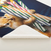 Chipmunk Birthday Candles シェルパブランケット (3/4)