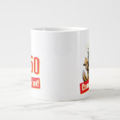 Chipmunk Birthday Candles ジャンボコーヒーマグカップ (正面)