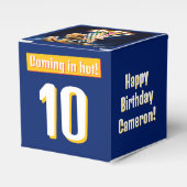 Chipmunk Birthday Candles フェイバーボックス (正面サイド)