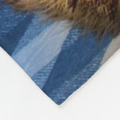 Chipmunk Birthday Candles フリースブランケット (角)