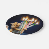 Chipmunk Birthday Candles ペーパープレート (アングル)