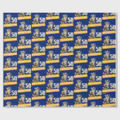 Chipmunk Birthday Candles ラッピングペーパー (フラット)