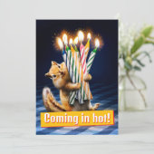 Chipmunk Birthday Candles 招待状 (スタンド正面)