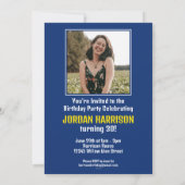 Chipmunk Birthday Candles 招待状 (裏面)